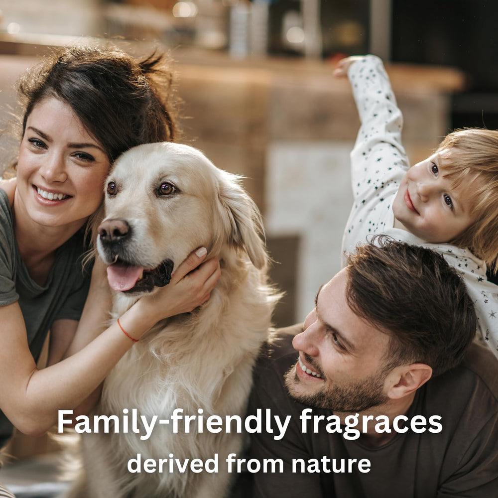 Natscent Good Cheer sandalwood-vanilla base for cozy evenings.