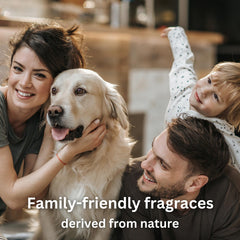 Natscent Good Cheer sandalwood-vanilla base for cozy evenings.