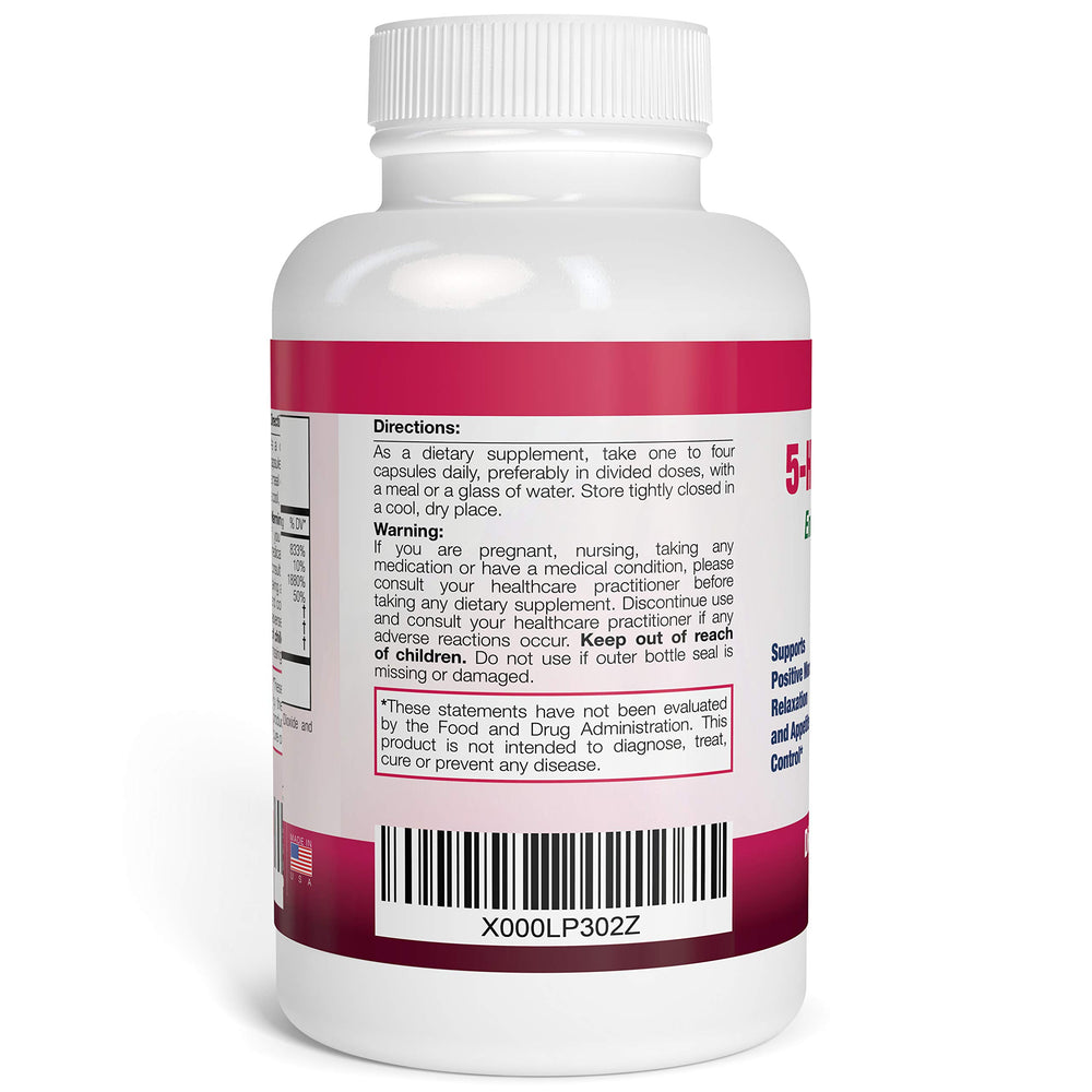 Nattura 5-HTP Supreme capsules pile for daily mood balance