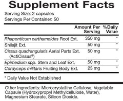 Natura Botanabol Rhaponticum extract highlighting energy optimization.
