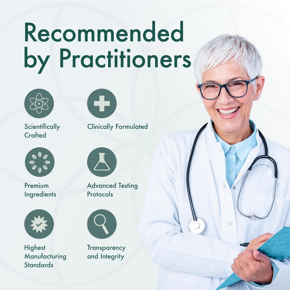 Natura Health Products Mito-Gevity ingredients panel featuring resveratrol and hawthorn.
