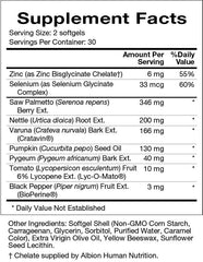 Close-up of Natura Health Serenoa Supreme softgels highlighting quality ingredients for daily urinary support.