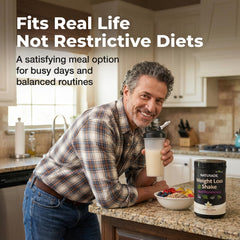 Naturade nutrition panel highlights essential vitamins and minerals.