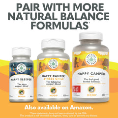 Natural Balance Happy Camper lifestyle shot conveying calm and balance