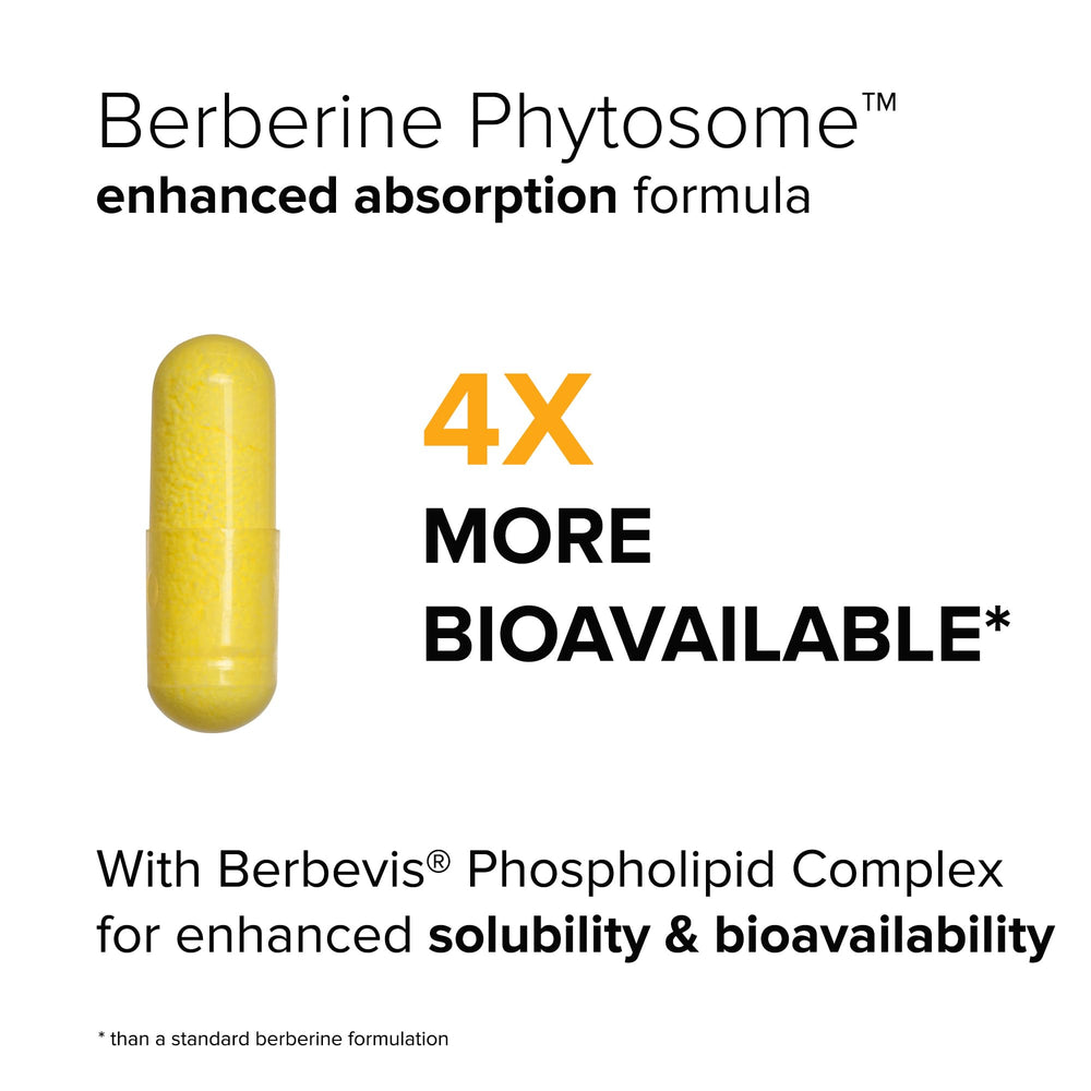 Natural BioScience Berberine Phytosome Berbevis label shows premium formulation
