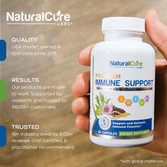 Natural Cure Labs immune support capsules for everyday wellness