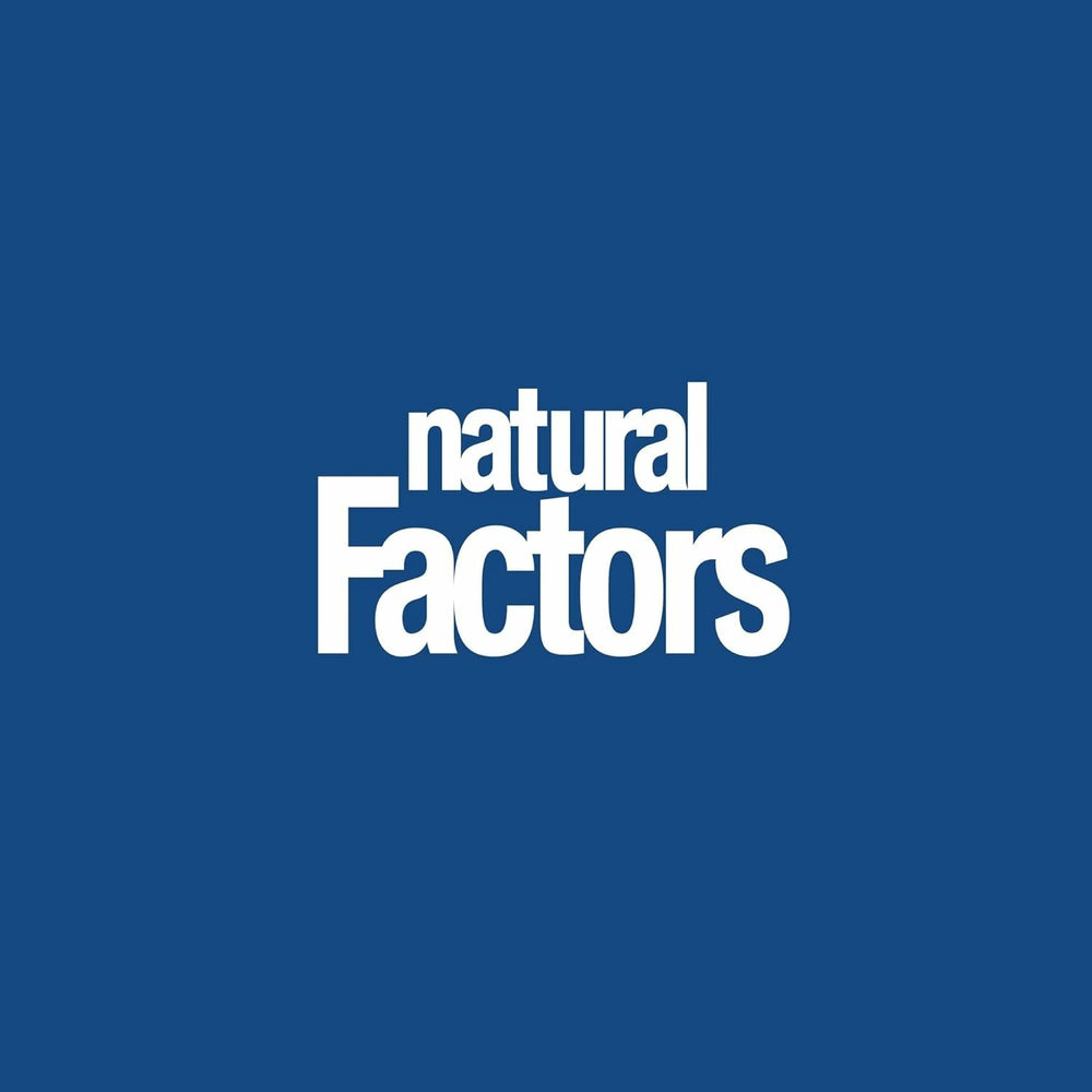 Natural Factors CoQ10 ingredients panel emphasizing purity