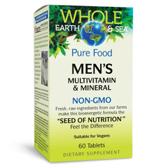 Natural Factors Men's Multivitamin bottle shown for daily nutrition support