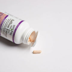 Natural Factors Stress-Relax Affron bottle with capsules for daily mood support