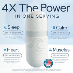 Natural Flow 4X Magnesium capsules close-up highlighting capsule texture and form