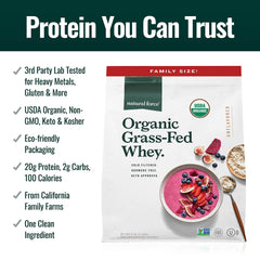 Eco-friendly BPA-free recyclable pouch packaging for Natural Force whey