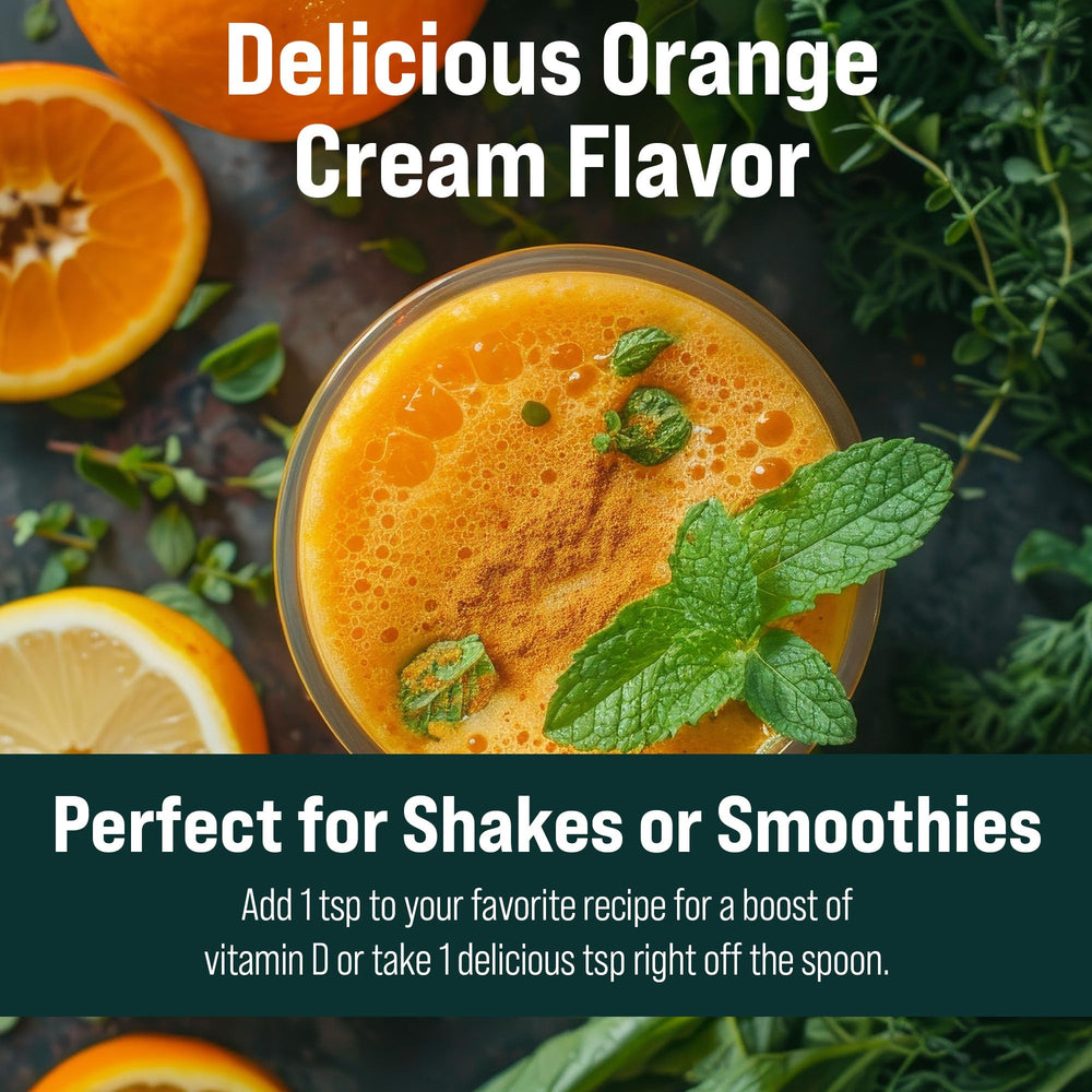 Natural Force orange-cream bottle with coconut MCT base aroma for flavor