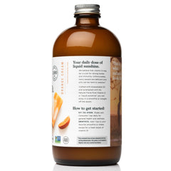 Natural Force Vitamin D + K2 orange-cream used in smoothies for easy intake