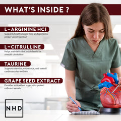 Natural Heart Doctor dissolving in water shows fast absorption.