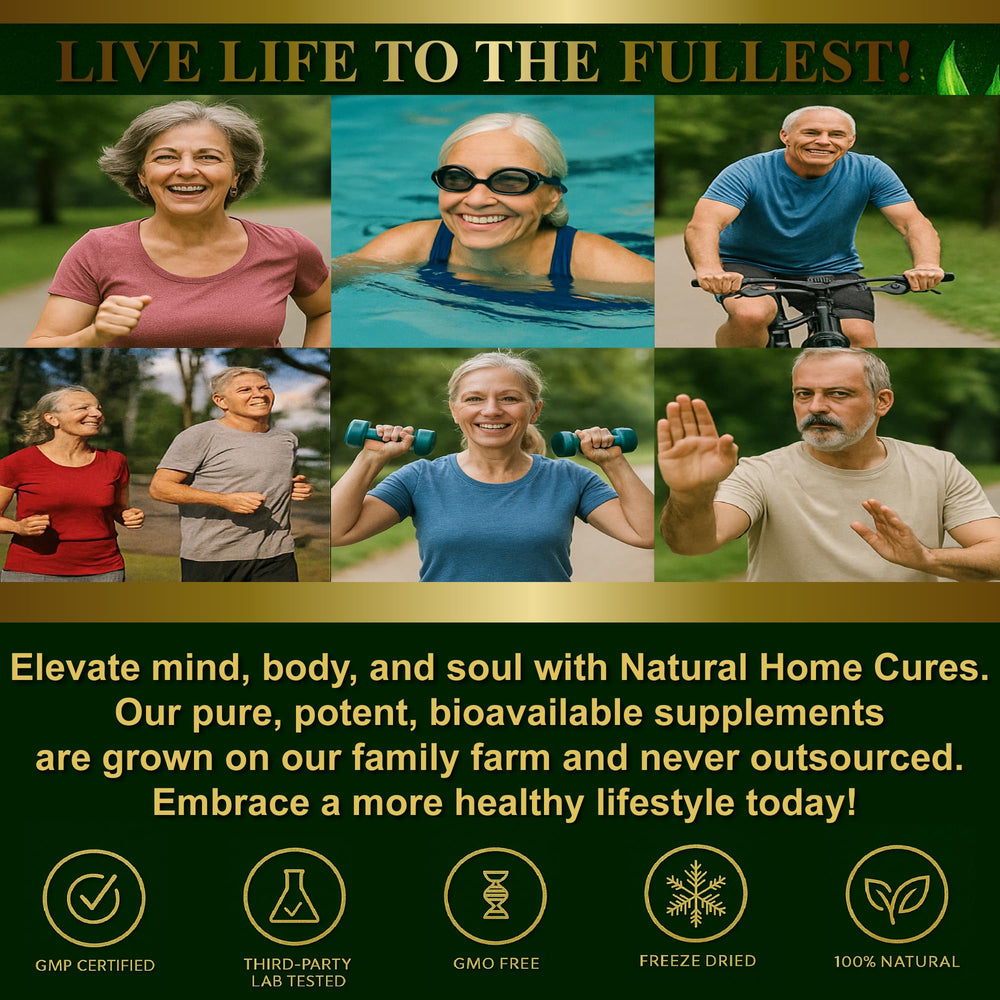 Natural Home Cures Nopal capsules beside smoothie ingredients ready.