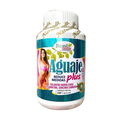 Natural Medix Aguaje Plus bottle front highlighting convenient daily wellness support.