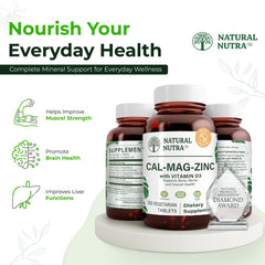 Natural Nutra CMZ bottle shows clear dosage guidelines for easy use.