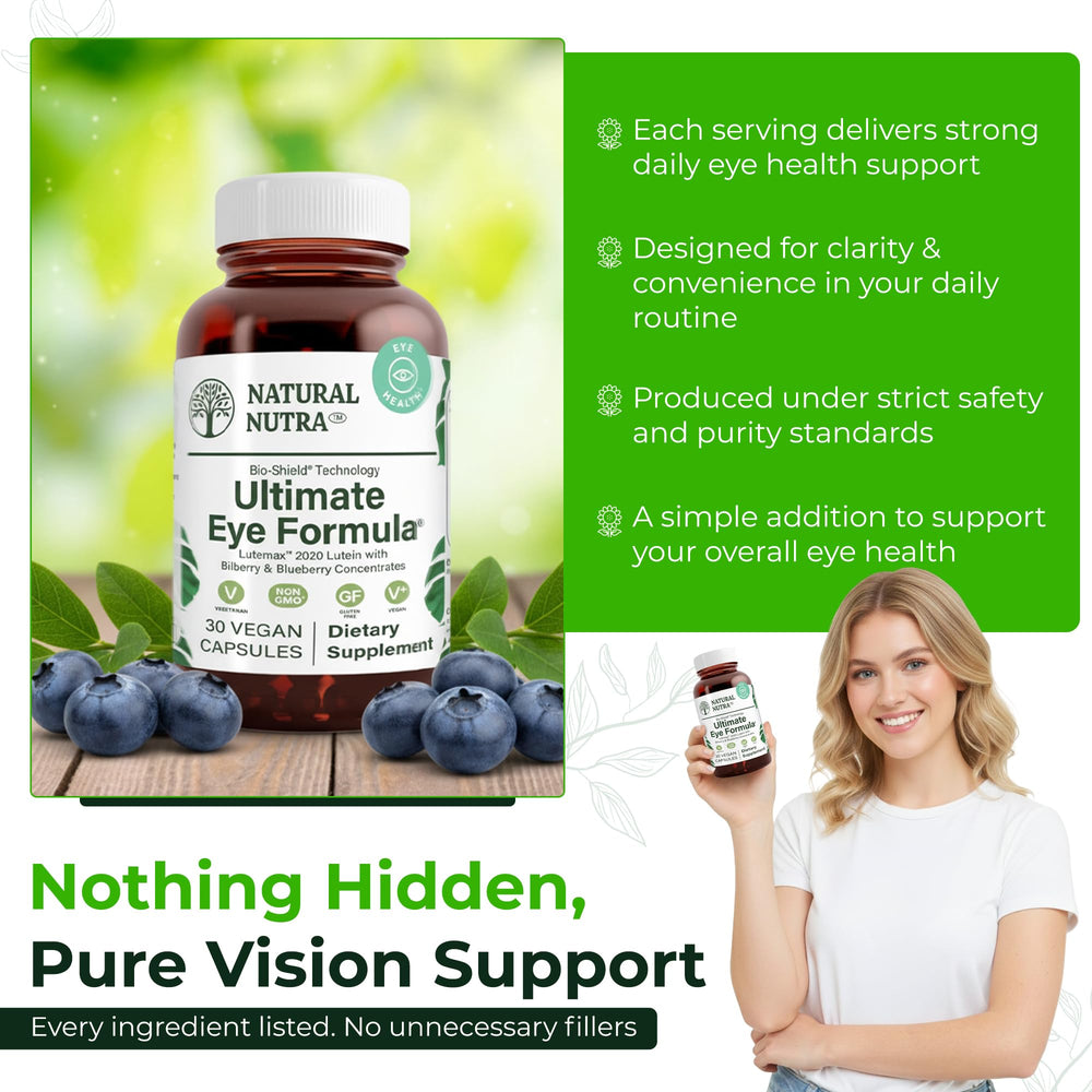 Natural Nutra color perception closeup illustrating enhanced visual clarity.