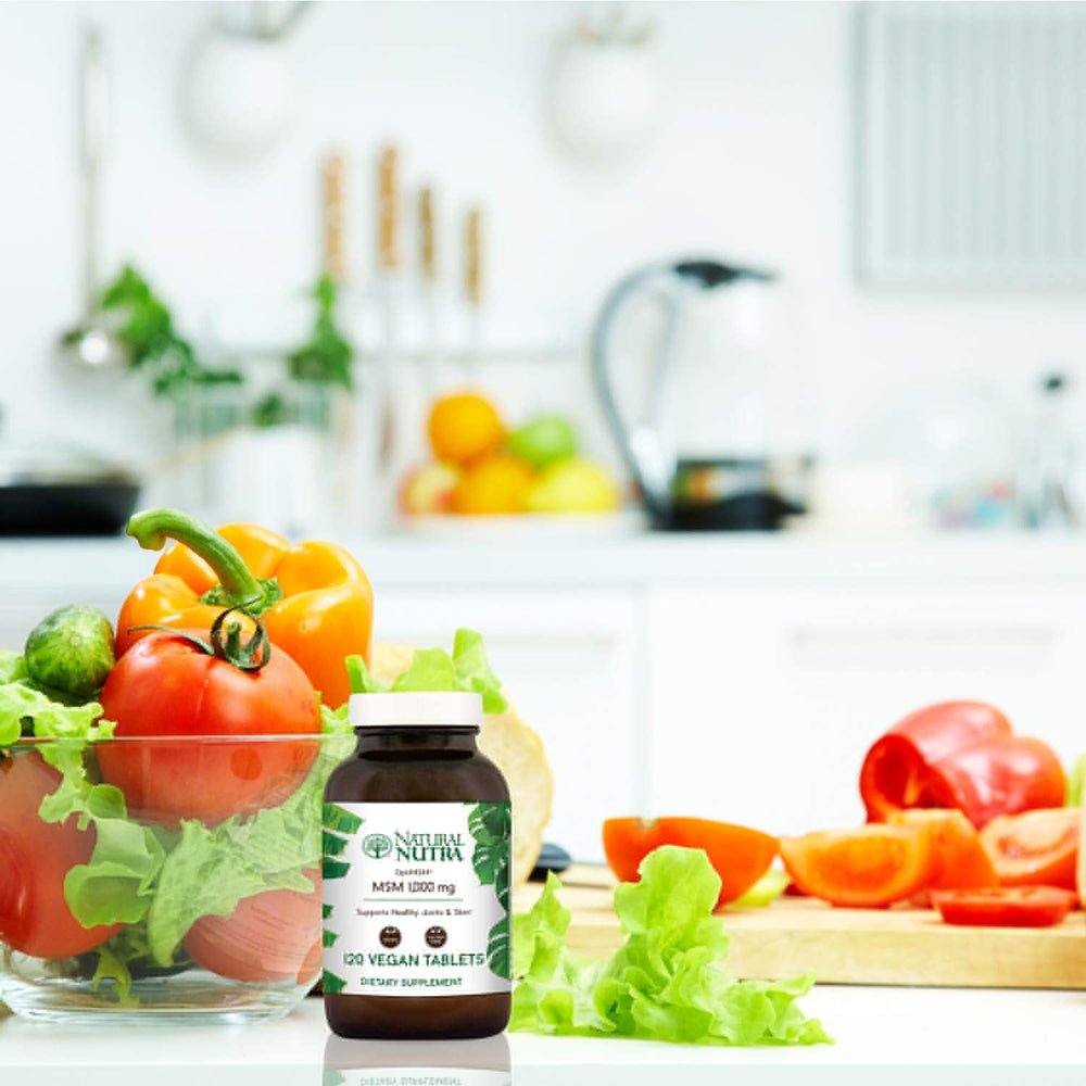 OptiMSM bottle shown for easy daily use and routine integration