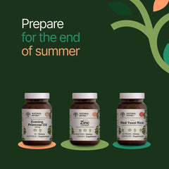 Natural Nutra Red Yeast Rice bottle top reveals freshness seal.