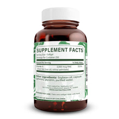 Natural Nutra Vitamin A softgels being poured for daily eye and skin support