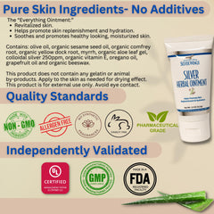 Natural Path Silver Wings Immune Support Plus Herbal Ointment 250ppm tube ready for topical use.