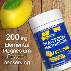 NATURAL STACKS MagTech glycinate and taurate blend promotes relaxed mood and sleep-friendly intake.