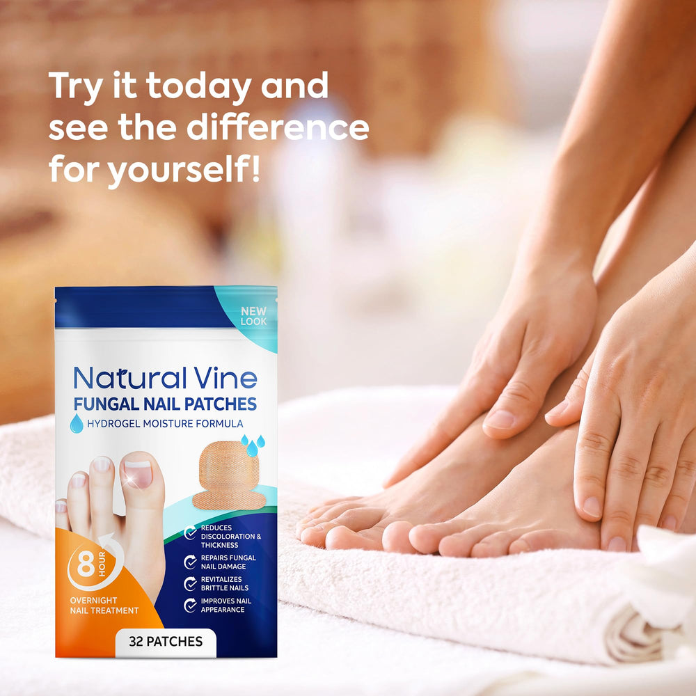 Natural Vine Packaging 32 Patches highlighting value and long-lasting supply