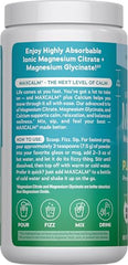 Glass of fizzy Natural Vitality CALM drink showing a refreshing ritual.