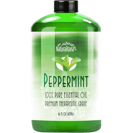 Naturalitana Peppermint oil diffuser in use, refreshing room aroma.