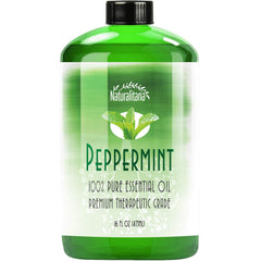 Naturalitana Peppermint oil diffuser in use, refreshing room aroma.