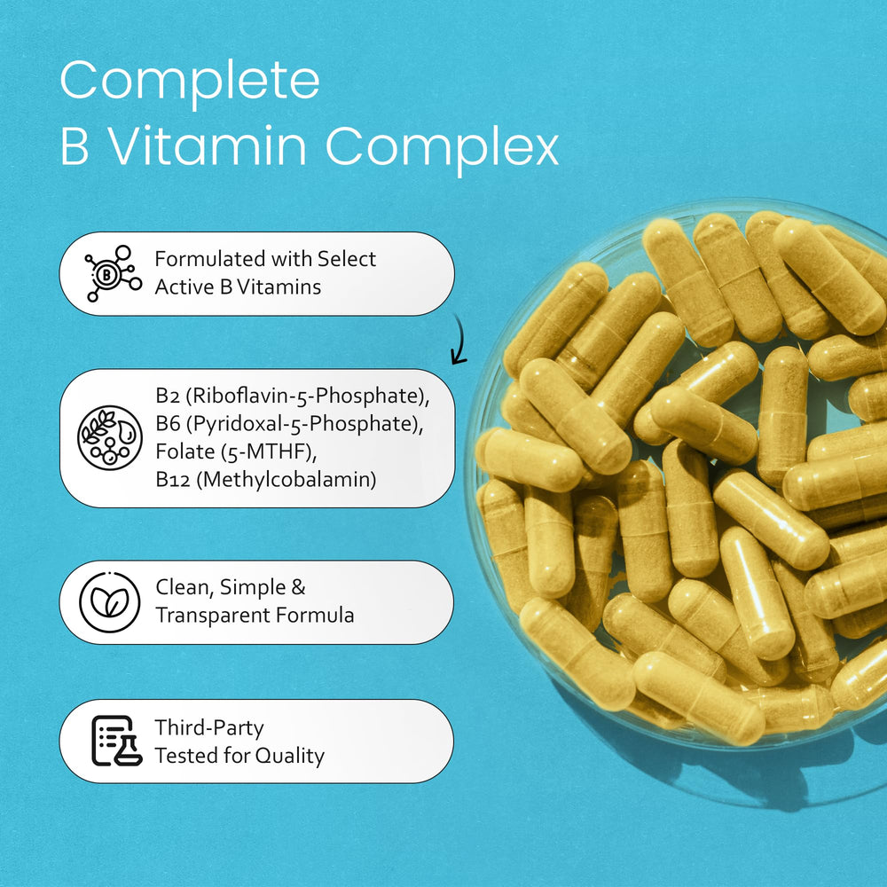 NaturaLife Labs Vitamin B-Complex GMP seal image signaling quality