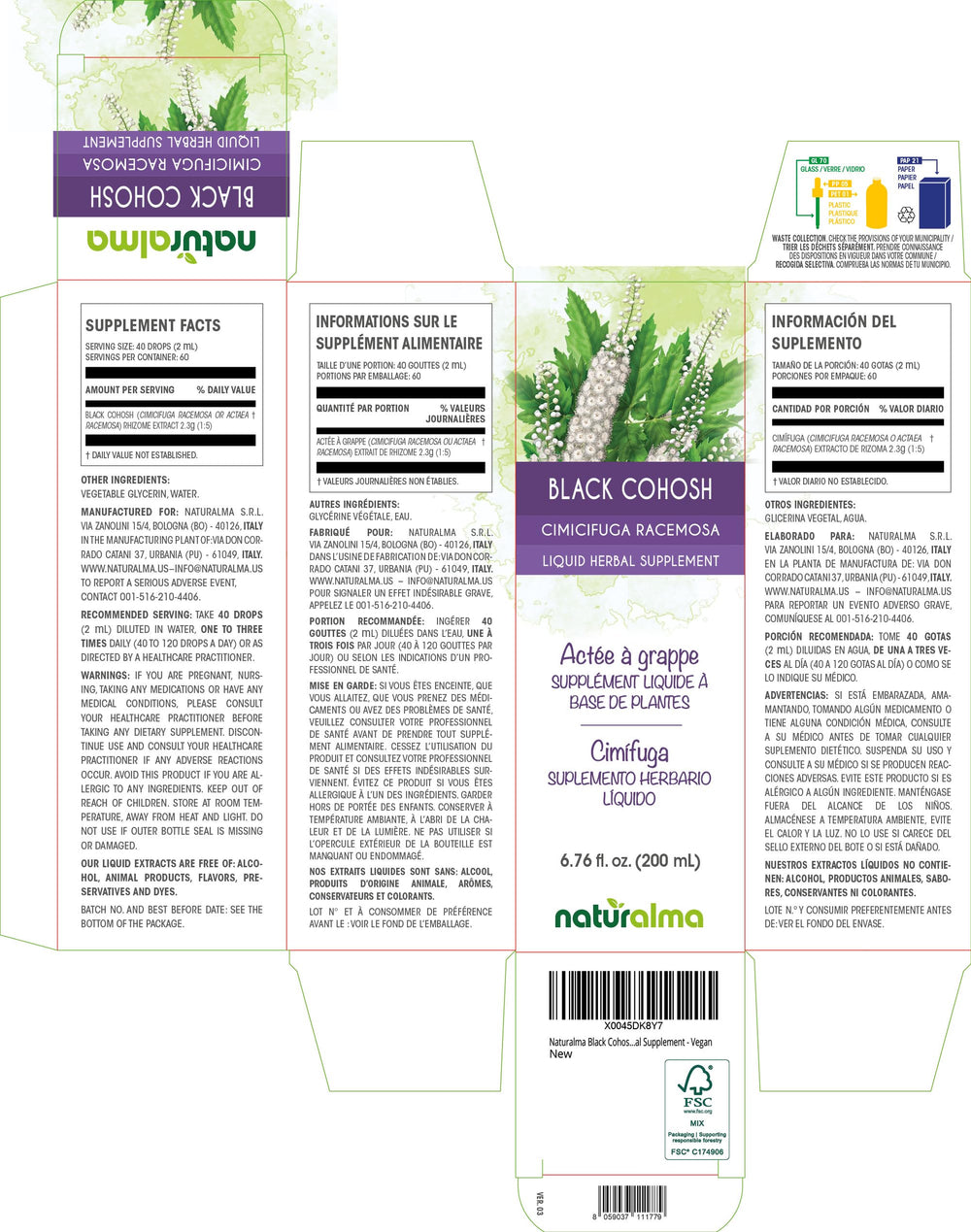 Naturalma tincture dropper demonstrating precise 2 ml dosing for easy use.