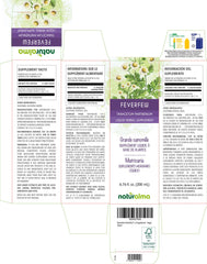Naturalma Feverfew herb flowers close-up showing natural botanical ingredients