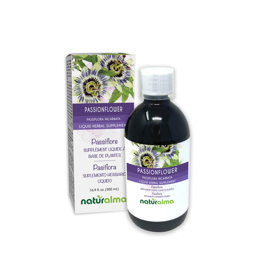 Naturalma Passionflower tincture bottle 500ml with alcohol-free formula for daily use