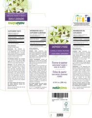 Label on Naturalma Shepherd's purse tincture showing 1:10 concentrate