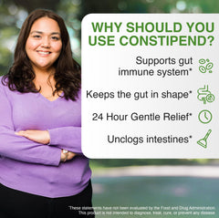 Naturalslim Constipend bottle with label visible during routine