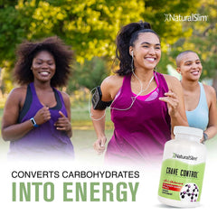 NaturalSlim Crave Control with a meal prep scene for easy routine integration