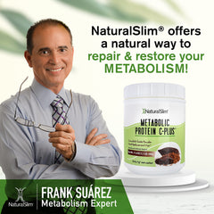 NaturalSlim Metabolic Protein C-Plus nutrition label highlights low carb ingredients
