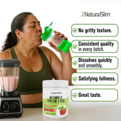 NaturalSlim Metabolic Protein C-Plus scoop for quick, easy mixing
