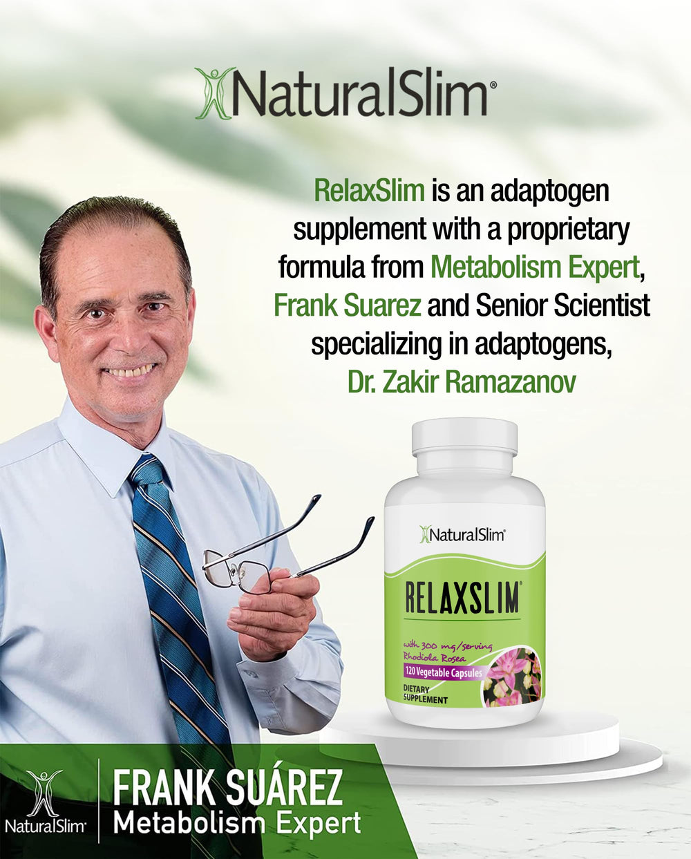 NaturalSlim Relaxslim ingredients panel reveals 21 natural compounds