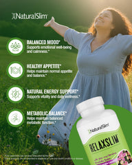 NaturalSlim Relaxslim bottle on kitchen counter for everyday use