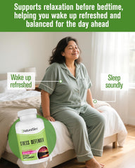 NaturalSlim Stress Defender label shows pantothenic acid and L-Tyrosine