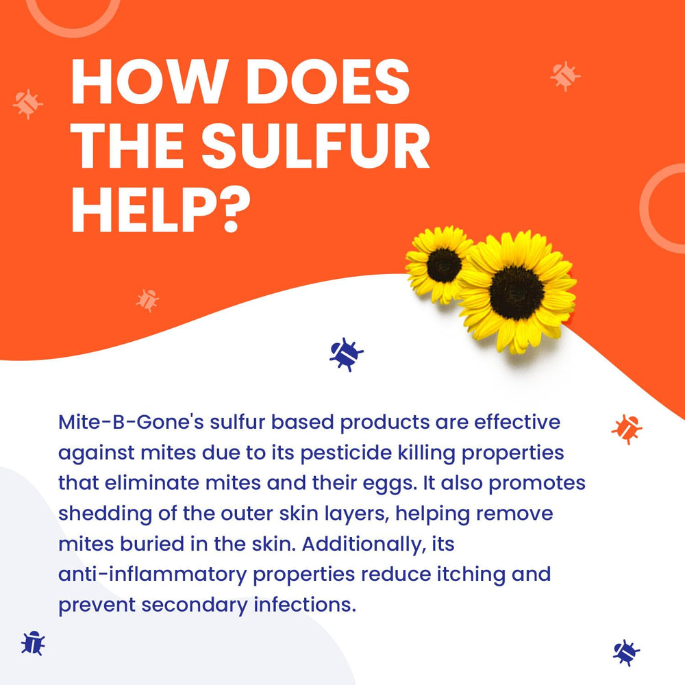 Naturasil Mite-B-Gone sulfur soap pack for cleansing and care