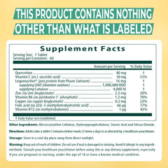 NaturDao Plus label closeup confirms vegan, gluten-free, GMO-free formula.