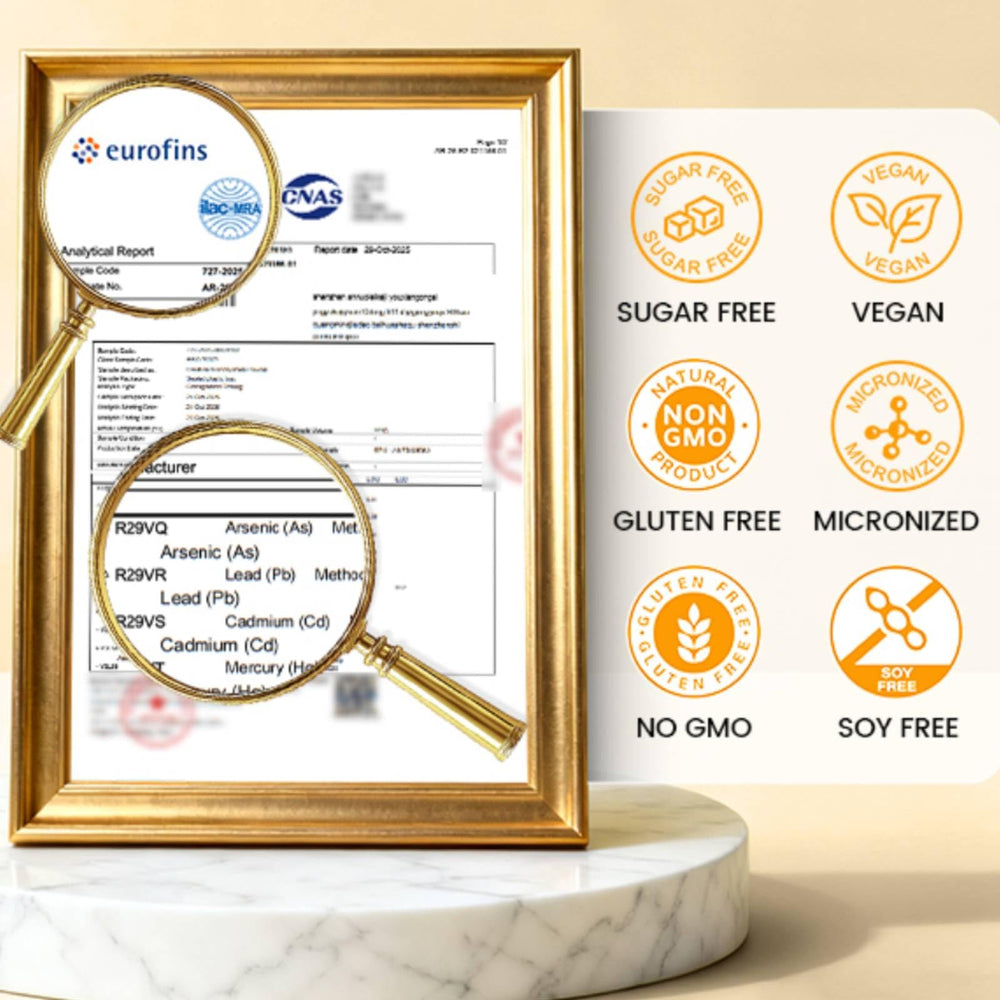 Nature Echo Creatine Monohydrate no sugar option blends into any beverage.