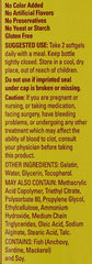 Nature Made Burp-Less Fish Oil 1200 mg label, purified omega-3 details