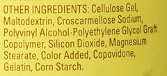 Nature Made calcium magnesium zinc tabs serving with water illustrating convenient use