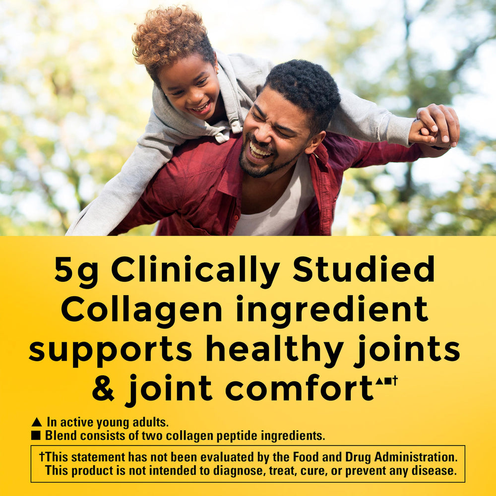 Scoop of Nature Made Collagen Peptides Powder for daily use.