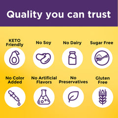 Nature Made packaging shows sugar-free and keto-friendly attributes.